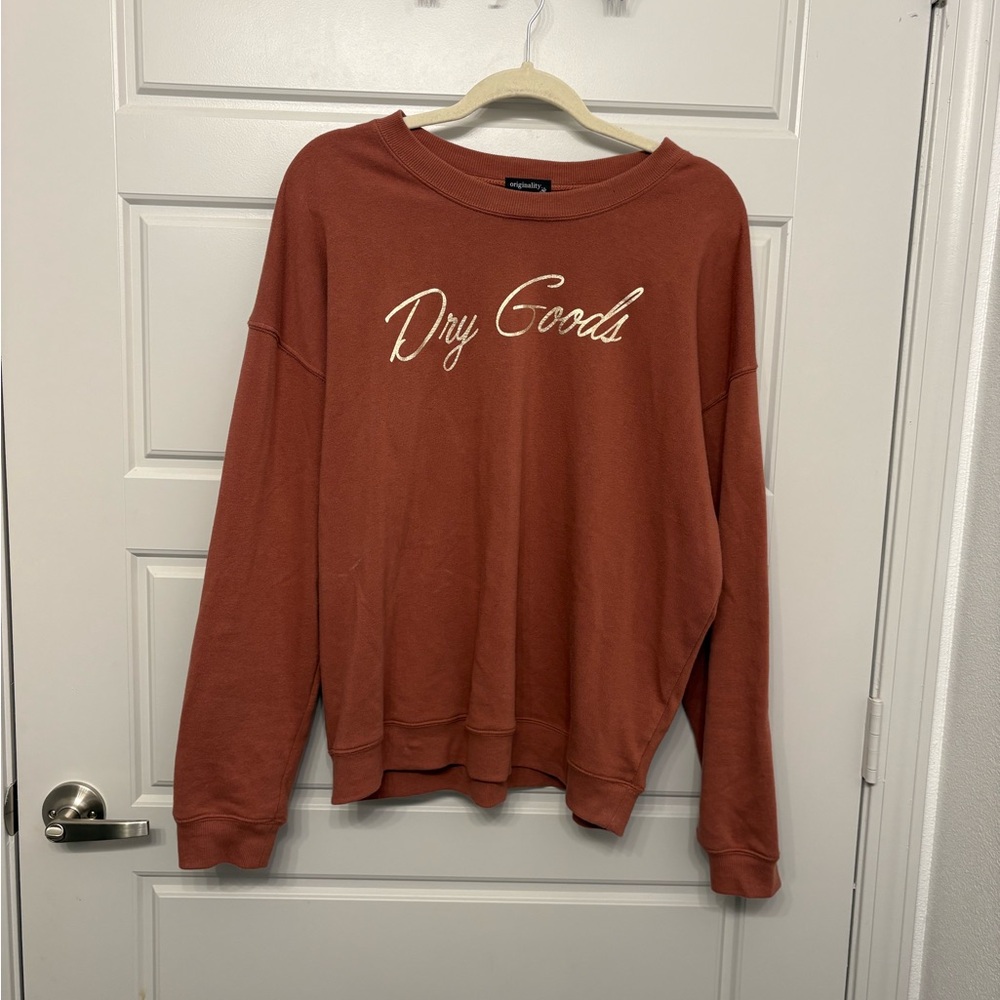 Dry Goods Rust Sweatshirt
